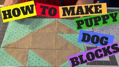 how to make a puppy dog block out of construction paper