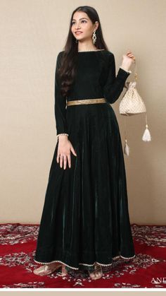 Green Anarkali Suits, Indian Salwar Kameez, Fancy Dress Design, Anarkali Suit, Anarkali Suits