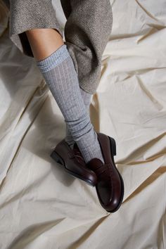 Collection: AW 2024. Material: 66% cotton/17% polyamide/12% polyester/5% elastane. Description: Uma Knee Sock is designed by Becksöndergaard and is a knee-length sock in a beautiful sheer rib. They are perfect for adding an elegant touch to the top of your boots. Available in two different sizes. Care: Machine wash, do not tumble-dry. About: In 2003, Becksöndergaard started in Copenhagen, when founders Anna Søndergaard and Lis Beck set out to create accessories for women who love playful and per Book Throw Pillows, Aw 2024, Unique Prints, Fabric Sale, Knee Socks, Cold Weather Accessories, Kids Pants, Kids Tops, Accessories For Women