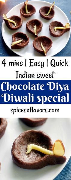 chocolate diya peda chocolate peda indian sweet indian mithai diwali special indian sweet quick diwali recipes easy diwali recipes indian festival recipes Brunch Party Ideas, Easy Indian Sweet Recipes