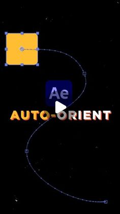 an animated video with the words auto - orient on it