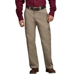 Dickies Men's Relaxed Fit Straight Leg Cargo Work Pants, WP592 Best Work Pants, Dickies Cargo Pants, Dickie Work Pants, Cargo Pants Outfits, Cargo Work Pants, Relaxed Fit Pants, Mens Work Pants, Mens Workwear, Work Uniforms