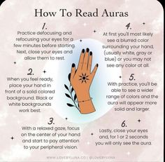 Read Auras, Witch Spirituality