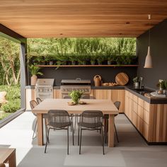 Cuisine d'été extérieure : 21 idées pour s'inspirer ! Cover Patio Ideas, Backyard Covered Patio Ideas, Backyard Cover, Patio Ideas Backyard, Wedding Ideas Backyard, Covered Patio Ideas, Covered Outdoor Kitchens, Backyard Wedding Ideas, Backyard Covered Patios