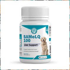 SAMeLQ 100, Liver Support for Dogs, SAM e Chewable Hepatic Support for Dogs, Promotes Cell Membrane Strength, Bacon Flavor (3 Liver Support, Sam E, Flavored Bacon, Healthy Liver, Cell Membrane, Milk Thistle, Liver Health, Pet Life