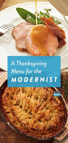 a thanksgiving menu for the modernist