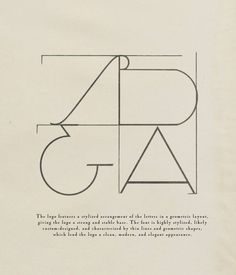 an abstract drawing with lines and shapes in black on white paper, including the letter g