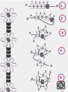 the diagram shows how many different parts are connected to each other, including numbers and symbols