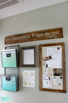 7 Industrial Style Farmhouse Command Centers - Pink Fortitude, LLC