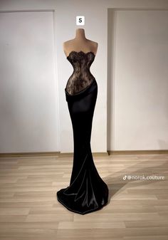 Black Gala Dress, Black Dinner Dress, Matric Dress, Black Mermaid Dress, Dinner Gowns, Bad Dresses, Ankara Long Gown Styles, Formal Prom Dresses Long, Wedding Party Outfits