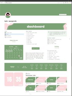 #Organisation #Green_Pink_Combination #Pink_Combination #Notion_Dashboard Etsy Planner, Small Business Planner, Media Planner, Custom Planner, Dashboard Template, Social Media Planner, Notion Template, Dashboard Design, Student Planner