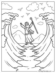 20 Moses Coloring Pages (Free PDF Printables) in 2024 | Sunday school coloring pages, Coloring pages, Jesus coloring pages . #Moses_Parted_The_Red_Sea_Craft #Moses_Parts_The_Red_Sea_Coloring_Page #Moses_Parts_The_Red_Sea_Craft #Moses_Cartoon Moses Parting The Red Sea Coloring Page, Moses Coloring Sheet, Moses Parts The Red Sea Coloring Page, Bible Coloring Book, Moses Parting The Red Sea Craft, Moses Red Sea Craft, Moses Activities For Kids, Bible Coloring Sheets Free Printables, Moses Parts The Red Sea Craft