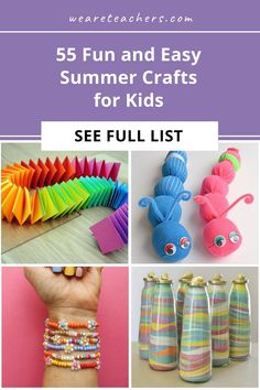 crafts for kids that are fun and easy to make with the help of their own hands