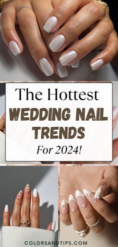 Step into 2024 with the trendiest wedding nail designs! Discover the best classy, bridal, & simple ideas. Explore elegant bridal designs in French white or intricate art which will keep you looking stunning all year long. Get inspired by these wedding nail designs & bridal nail art ideas. Wedding nails. Bride nails, French white nails, bridal nail art, Trendy nails, bridal inspo, Wedding 2024 designs, French designs, classy bridal nails, simple bridal nails, summer nails, xmas nails, fall nails Bride Nails French, Pink French Nails Short, Simple Bridal Nails, French Nails Short, Wedding Nail Designs, Pearls And Flowers, Nails Bride, Nails Xmas, Nails Bridal