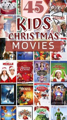 Family Christmas Movies List, Christmas Movies For Kids, Winter Study, Movie Night For Kids, Movies For Kids, Christmas Checklist, Easy Homemade Christmas Gifts