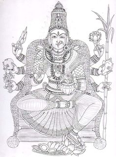 God Coloring Pages, Gods Drawing, Shilpa Shastra, Tripura Sundari, Mount Kailash, Mandala Sketch, Temple Drawing, Mysore Painting, Kali Hindu