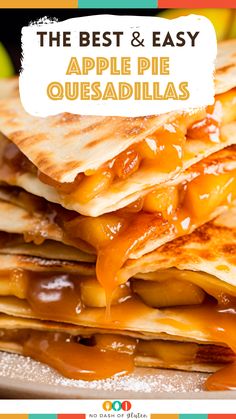 Apple Pie Quesadillas Crispy Quesadillas, Apple Quesadilla, Apple Pie Filling Recipes, Pie Filling Recipes, Classic Apple Pie, Easy Apple Pie, Apple Pie Filling