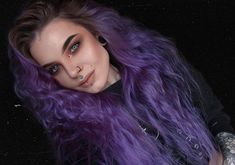 @_geheimnisvoll looking magical in purple waves - try our Pluto Pack for your perfect purple shade! #lunartides #purplehair Halloween Hair Dye, Pastel Goth Hair, Cosmetic Aesthetic, Goth Hairstyles, Character Hair, Witch Hair, Reality Shifting