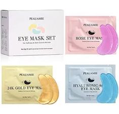 Under Eye Patches (30 Pairs) Gold Eye Mask and Hyaluronic Acid Eye Patches for puffy eyes,Rose Eye Masks for Dark Circles and Puffiness under eye treatment skin care products… - Google Search Eye Masks For Dark Circles, Diy Massage, Under Eye Patches, Gold Eye Mask, Eye Skin Care, Under Eye Mask, Remove Dark Circles, Eye Patches, Eye Masks