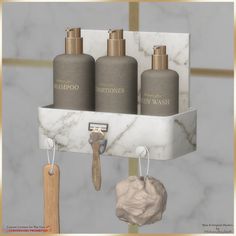 Early Access | Sims 4 ONLY - NO CONVERSIONS! | Public 7th Jan • Deco wall attachment with shampoo, conditioner, body wash, body brush, razor & loofah • 10 Swatches in total. Cc Shopping, Christmas City, Clothes Cc, Body Brush, Sims 4 Dresses, Deco Wall, 4 Dresses, Shower Caddy, Body Brushing