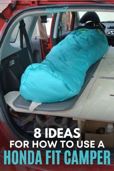 8 Ideas For How To Use A Honda Fit Camper Honda Fit Camper, Honda Fit Camping, Mobile Living, Van Conversions, Campervan Interior, Camper Van Conversion, Honda (car), Van Living