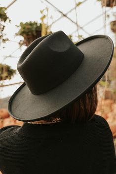 Giselle Hat-Black Hat Boutique, Black Boutique, Wide Brimmed Hat, Boho Hat, Brimmed Hat, Clothing Casual, Felt Material, Black Hat, Wide Brimmed Hats