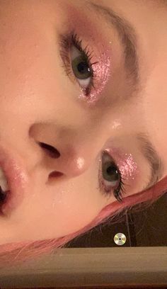 Soft Pink Makeup Looks, Valentines Eye Makeup, Silly Makeup, Pink Makeup Looks, Bow Emoji, Lover Makeup, Era Tour, Mekap Mata