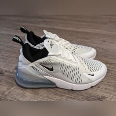 Brand New Without Box. New Nike Air, Nike Air Max 270, Air Max 270, New Nike, Air Max, Nike Air Max, Nike Shoes, White Black, Nike Air