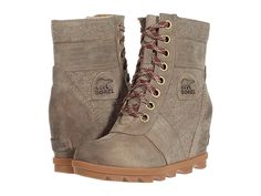 Outfits With Sorel Wedge Boots, Sorrel Boots, Sorel Wedge, Womens Sorel, Sorel Wedges, Wedges Outfit, Rainy Fall, Cowboy Life, Women's Lace Up Boots