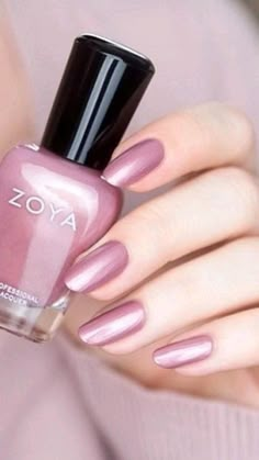 Nail Paint Shades, Beauty Nails Design, Zoya Nail Polish, Pink Nail Polish, Pink Nail, Elegant Nails, Chic Nails, Nail Polish Colors, Nail Manicure