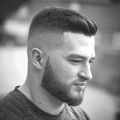 Crew Cut Haircut, Comb Over Haircut, Gents Hair Style, Cool Mens Haircuts, Men Haircut Styles, Cool Hairstyles For Men, Trendy Short Haircuts, Faux Hawk, Slicked Back Hair