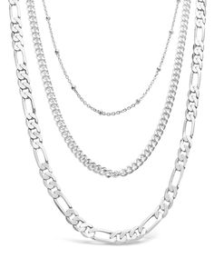 Simple Layered Chains Necklace – Sterling Forever
Silver Chains Layered Chain Necklace Silver, Silver Necklaces Layered, Silver Layered Necklaces, Silver Chain Jewelry, Silver Necklace Chain, Necklaces Silver, Trending Bracelets, Layered Chain Necklace, Layered Necklaces Silver