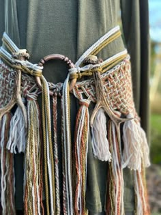 Norse Shaman Belt, *Only Belt without the Shawl*,  WITHOUT ANTLERS , non braided, braided or Half-Braided options available *Antlers can be added, ask for availability and quotation ;) This listing is for the Rustic Amulet Belt only, if you want the full set Shawl +Belt you can find It here : https://www.etsy.com/es/listing/1157761139/pagan-wedding-shawl-medieval-wedding NEW VEGAN ANTLERS NOW AVAILABLE ! You can choose the Vegan version or the Natural version, just leave a message with your choi Vikings Halloween Costume, Norse Witch Costume, Witches Belt, Wiccan Belt, Norse Pagan Outfit, Viking Witch Costume, Authentic Viking Clothing, Witch Shawl, Witch Belt