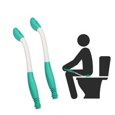 ad eBay - Elderly And Disabled People Do Not Need To Bend Over To Clean Their Stools - Buy Now, click the link (eBay) Adaptive Equipment, Cervical Spine, Medical Health, Disabled People, Bidet Toilet, Daily Living, Personal Hygiene, Physical Therapy, Plastic Material