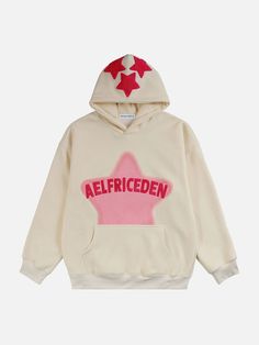 Aelfric Eden Vintage Embroidery Star Hoodie – Aelfric eden Star Hoodie, Top Streetwear Brands, Couples Sweaters, Aelfric Eden, Hoodie Streetwear, Vintage Hoodies, Vintage Embroidery, Looks Style, Oversize Hoodie