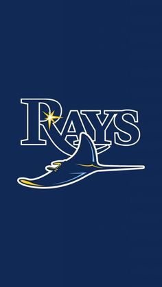 ray's logo with the word ray's in blue and white on a black background