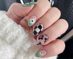 Casual Nails, Pretty Gel Nails, Elegant Nails, Funky Nails