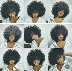 Curly Hair Afro, Parting Hair, Big Curly Hair, Cute Box Braids Hairstyles, Beautiful Natural Hair, Curly Hair Styles Easy, Natural Curls Hairstyles, Natural Hair Inspiration, Afro Hairstyles