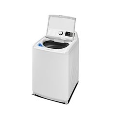 a white washing machine with the door open