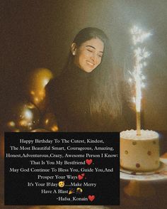 a woman sitting in front of a birthday cake with sparklers on it and the caption reads happy birthday to the queen, kindness