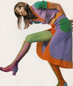 Mode Poses, Rudi Gernreich, Bert Stern, Colorful Clothing, 60s 70s Fashion, Fashion 1960s