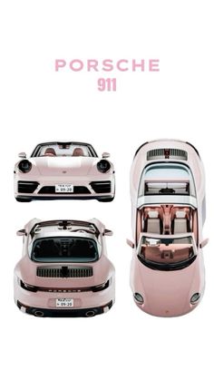 Viral Aesthetic, Porsche Car, Girly Car, Gt3 Rs, Pink Car, Classy Cars, Fancy Cars, Porsche Cars, Pretty Cars