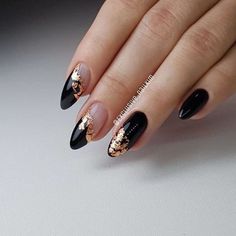 Diva Nails, Fall Nail Art Designs, Black Nail Art, Her Nails, Black Nail Designs, Dark Nails, Fall Nail Art, Autumn Nails, Beauty Nail