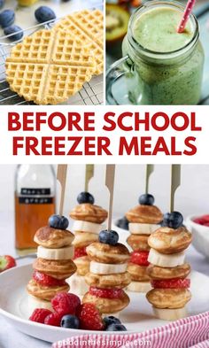 before school freezer meals are great for kids and adults to enjoy the freshness