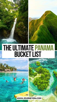 The Ultimate Panama Bucket List What To Do In Panama, Panama Aesthetic, Panama Itinerary, Panama Trip, Panama Panama, Things To Do In Panama, Panama Travel, Waterfall Trail, Ultimate Bucket List