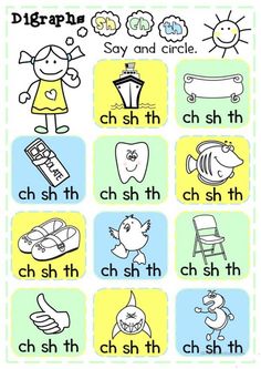 a poster with different types of words and pictures on it, including the letter h