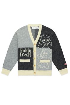 Teddy Fresh, Classic Streetwear, Junior Fashion, Girls Fleece, Aesthetic Editing Apps, Cute Comfy Outfits, Care Bears, Fashion Line, Wool Cardigan