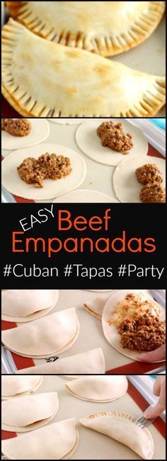 easy beef empanadas recipe for cuban tapas party with step by step instructions