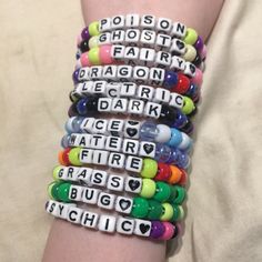 Kandi Words Ideas, Kandi Singles, Rave Bracelets, Kandi Beads