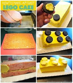 how to make an easy lego cake